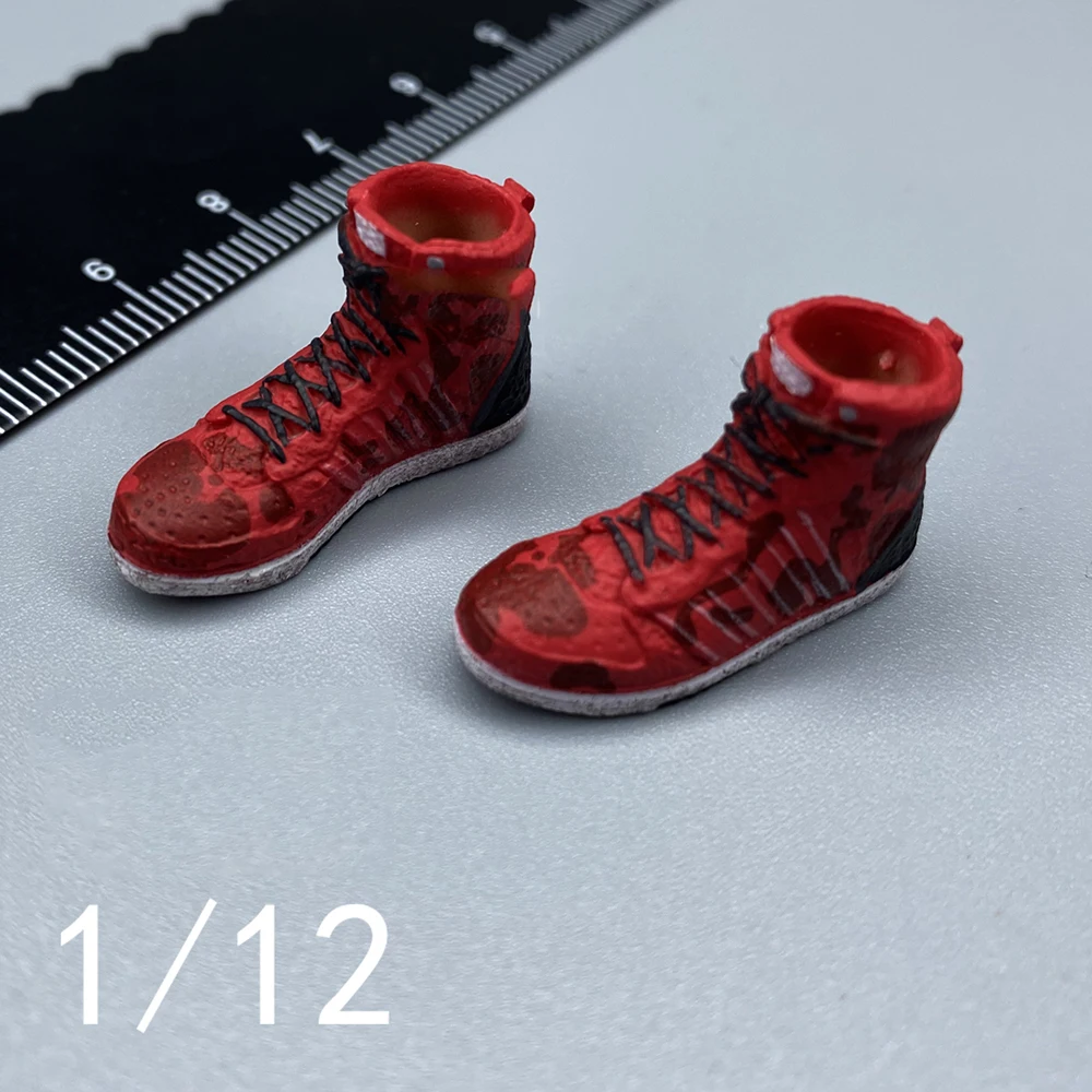 

For Sale 1/12th SoldierStory SSG-002 Winter Chicken Dinner Series Red Fashion Solid Shoes Boot Suit 6inch Moveable Body Doll