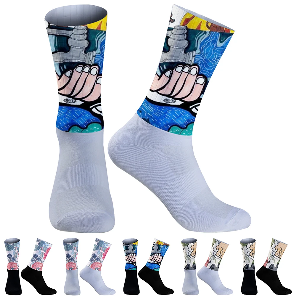 

2024 New Summer Cycling Socks Cycling Socks Breathable Bicycle Socks Outdoor Sportswear Socks