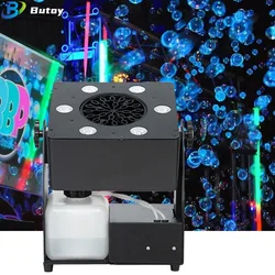 LED RGBW 4IN1 Bubble Machine Stage Bubble Machine DJ Bubble Good Performance Effects For Outdoor Wedding Bubble Blowing Machine