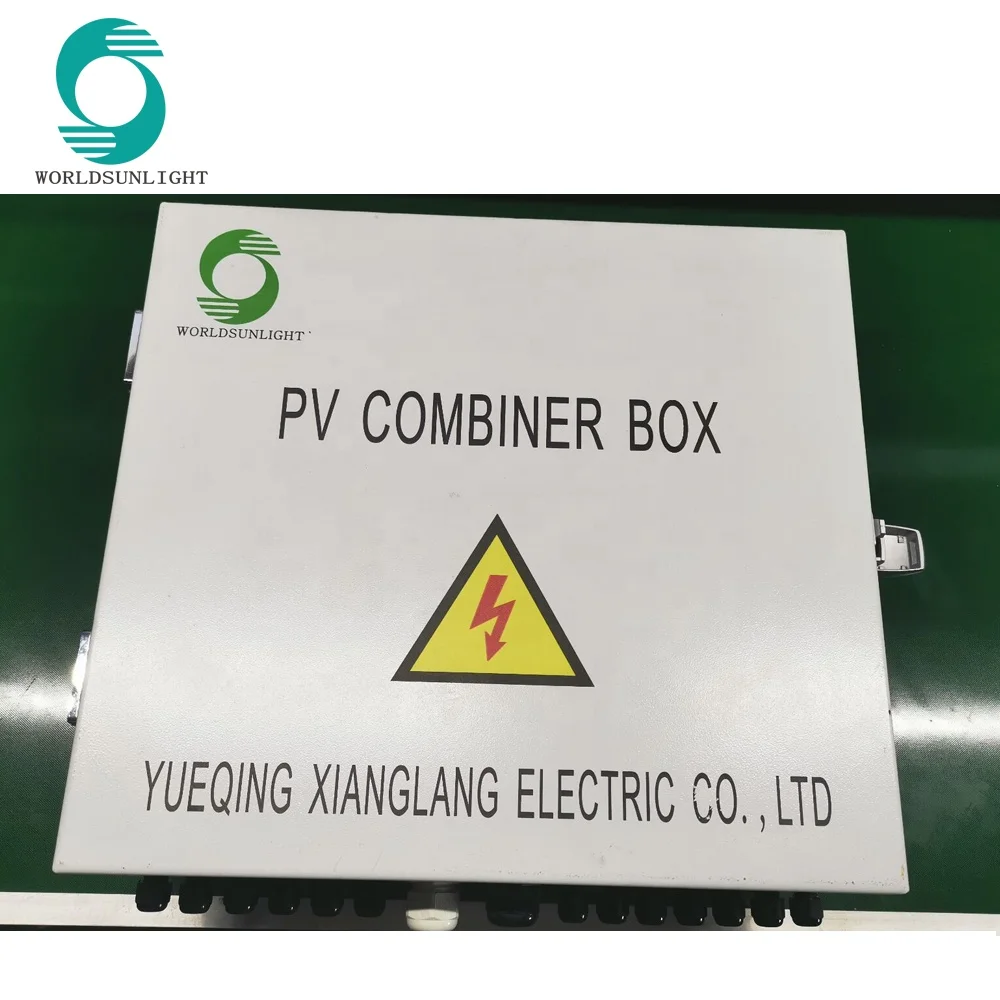 WSDB-PV6/1 IP65 6 IN 1 OUT 6 Strings 16A 1000V DC Solar PV Array Combiner Box