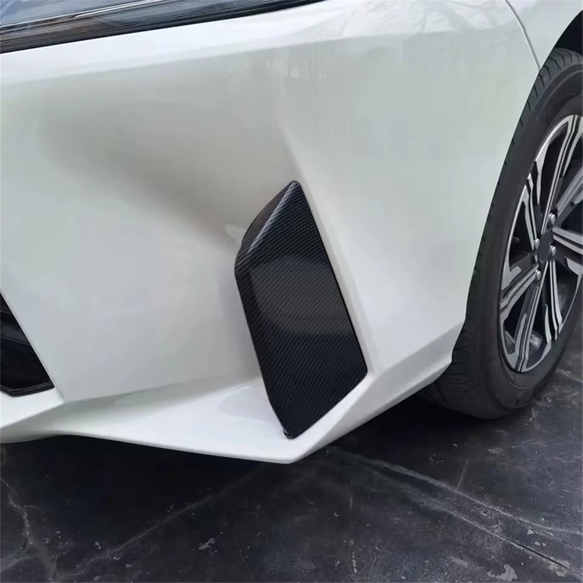 

Для Toyota Yaris Ativ/Vios 2023 2024, автомобильная передняя и задняя противотуманная фара, крышка лампы, аксессуары, ABS, углеродное волокно