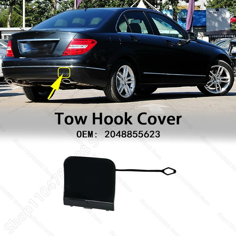 

Крышка фаркопа заднего бампера 2048855623 для Chass W204 Mercedes Benz C280 C300 C350 2007-2012 гг.