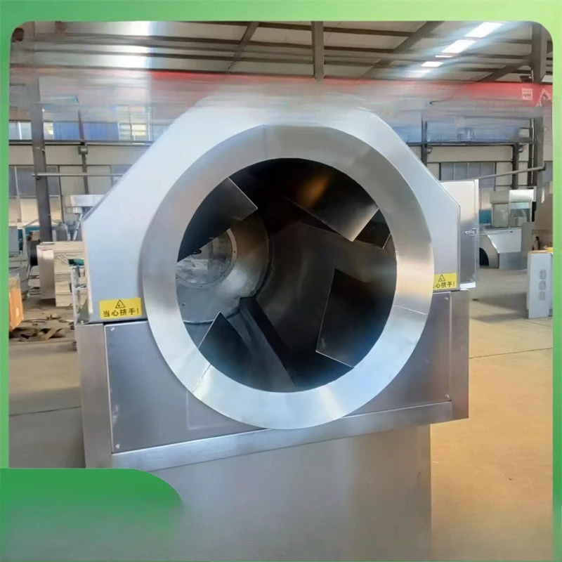 Germ Bran Roller Frying Machine, Wheat Corn Large Electromagnetic Wok 250kg Grain