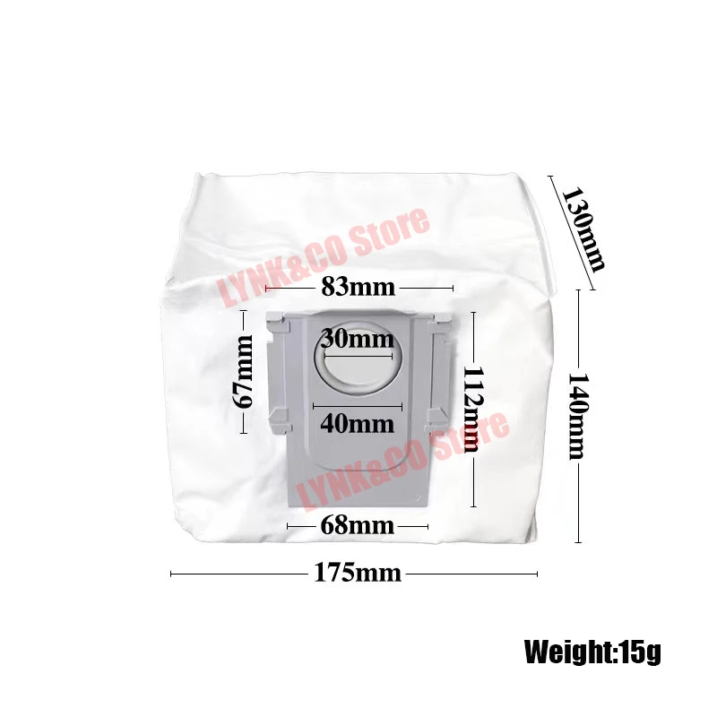 Dust Bags Replacement For Xiaomi Roborock Q7 Max/Q7 Max+/T8/S7 MaxV Ultra Vacuum Cleaner High Quality Dust Bag Accessories