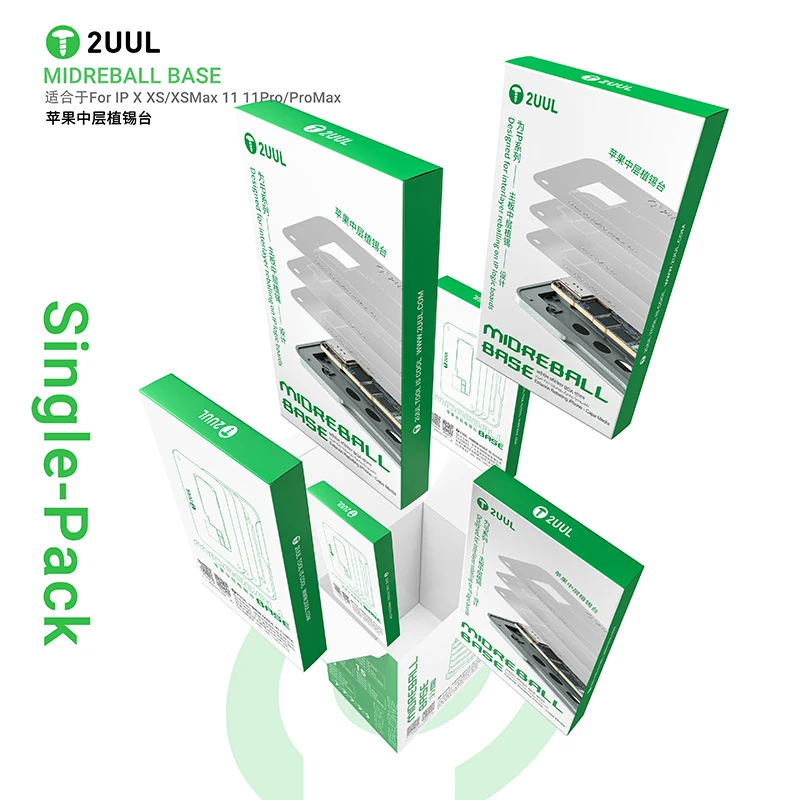 

Магнитная платформа 2UUL BH41 TR-X-11 MID REBALL BASE, сверхмощный магнит для ремонта BGA-чипов процессоров телефонов (средний слой)