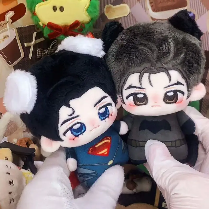 2026 New Anime Superman Clark Kent Plush Batman Bruce Wayne Plush Pendant Doll Classic Hero Plushie Movie Peripherals Fans Gift view 2
