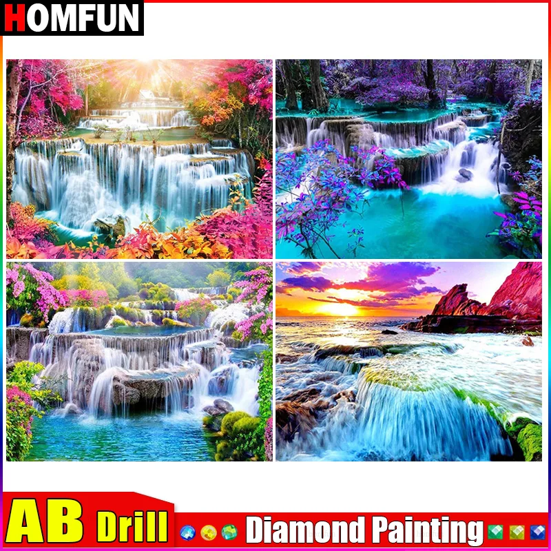 HOMFUN AB Diy 5d Diamond Painting 