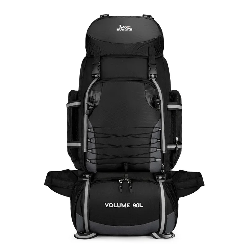 New 90 Safety Reflective Large Capacity Sports Mountaineering Bag Outdoor Travel Mountaineering Hiking Backpack Waterproof
