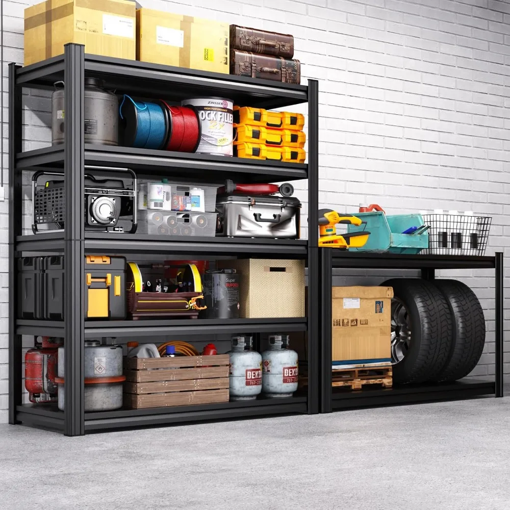 6 Pack Heavy Duty Garage Shelving Unit 71.2