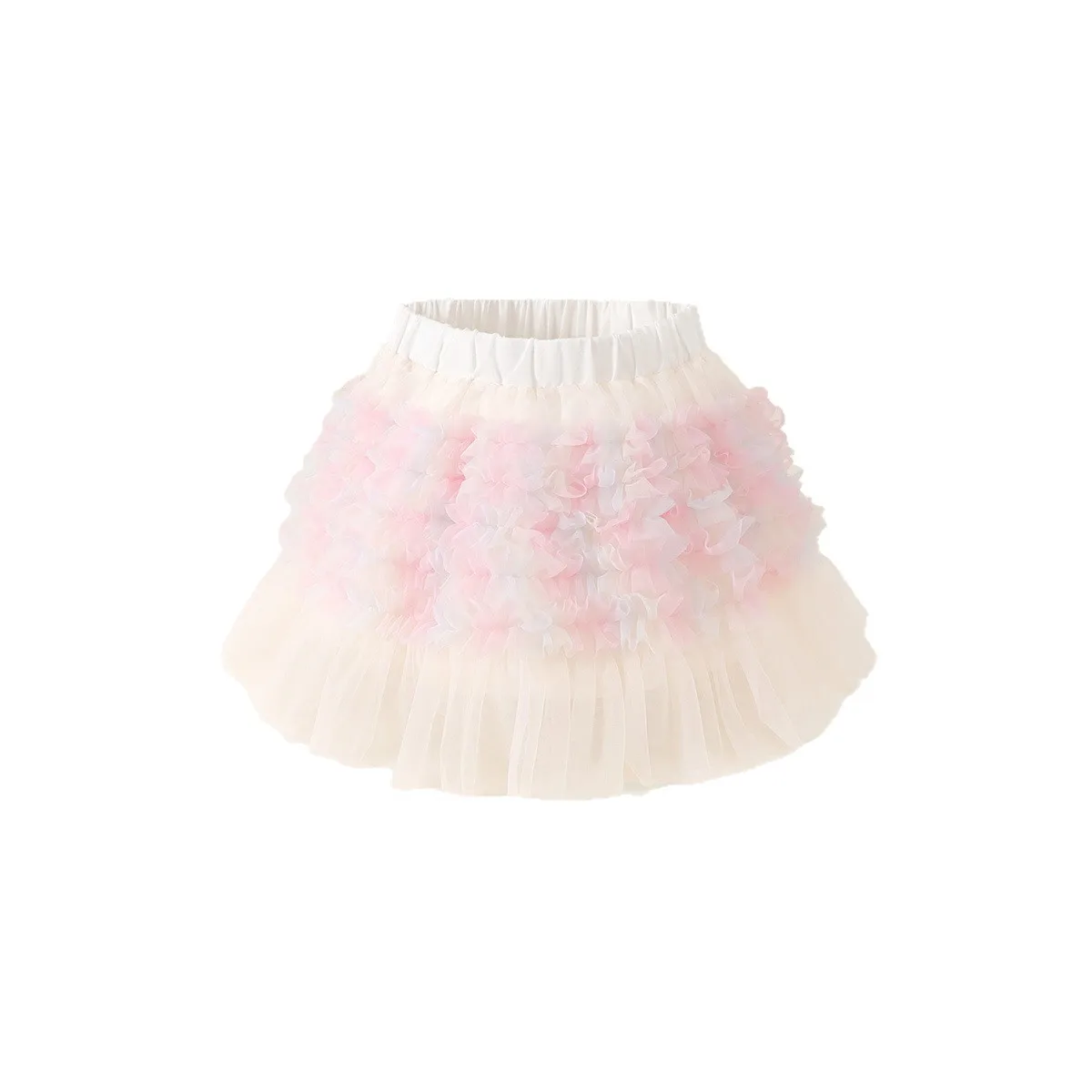 

Girls Tulle Puff Skirt 2025 Summer New Layered Princess Tutu Dress for Baby Toddler Kids Party