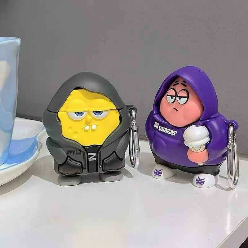 

3D Creative Cartoon Case for AirPods 1 2 3 4 Pro2 Pro3 Protective Cover Cute Soft Silicone Shell Pro 3 Earphone Accessories