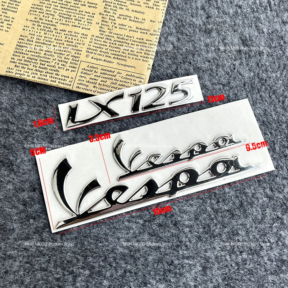 3D PVC Motorrad-Emblem Aufkleber Kraftstofftank Rad-Dekor Sticker für Vespa LX150 LX LXV S 125 Roller DIY Zubehör – Detail 4