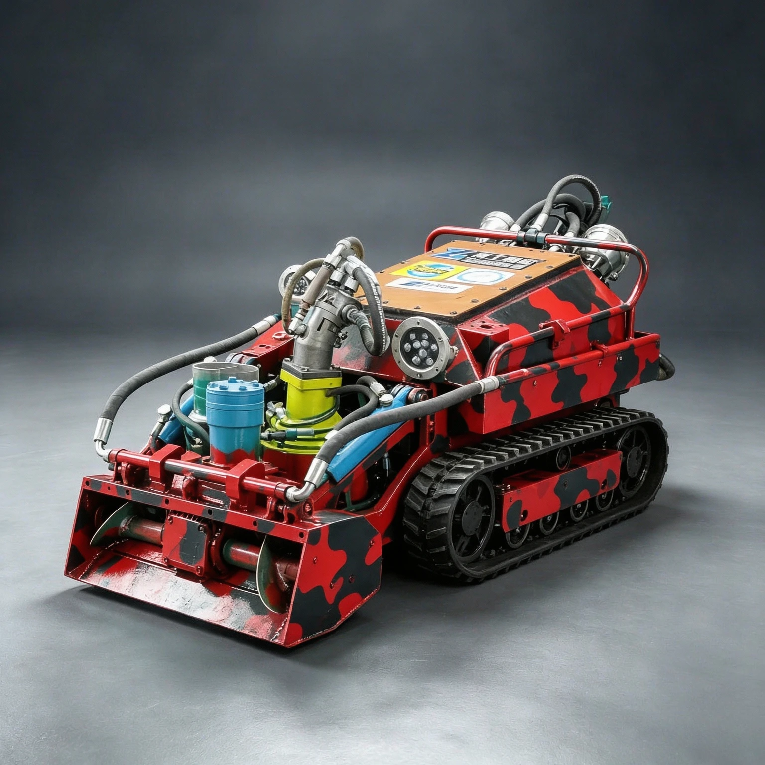 Sewer Pipe Cleaning Robot Customized Pump Waterproof Tracked Underwater Dredging Machine Septic Tank Dredging Machine