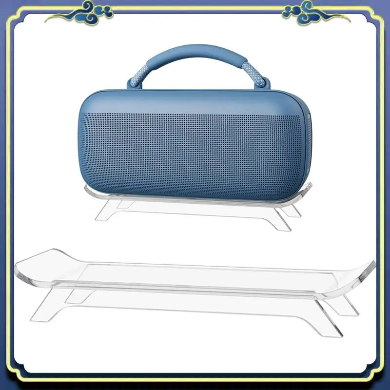 Portable Desktop Stand For Bose Soundlink Max Portable Speaker, Acrylic Speaker Holder Display Shelf Anti-Slip Base Mount