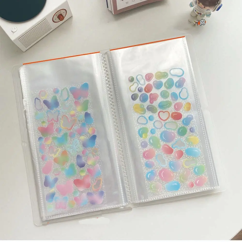 Stationery Display Organizer Photocards Photo Case Card Storage Holder Sticker Album Sticker Storage Book Photo Collection