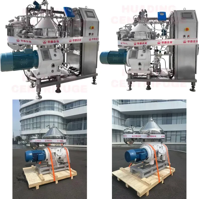 HCY Beer Disc Stack Centrifuge Separator Yeast for the Brewing Industry Craft Beer Green Beer Disc Centrifuge