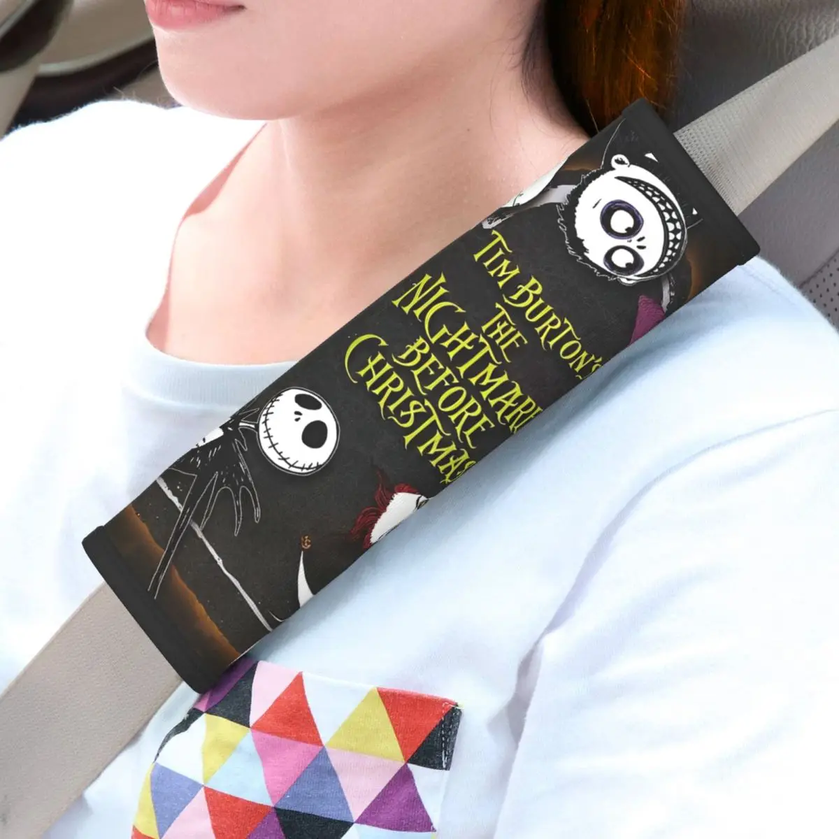 

Автомобильный кошмар перед Рождеством, чехол для ремня безопасности, мягкие накладки на ремень безопасности, чехол для автомобильного рюкзака