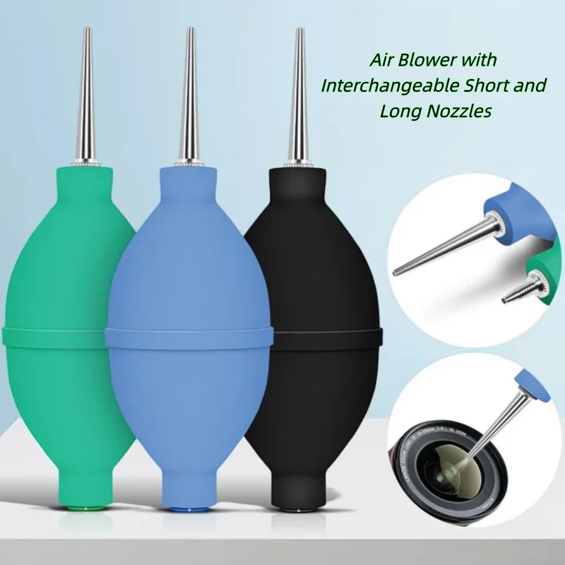 Air Blower Dust Cleaning Pen, Portable Powerful Air Blower Ball for Phone Repair, Keyboard Camera Lens Cleaning Tool with Nozzle