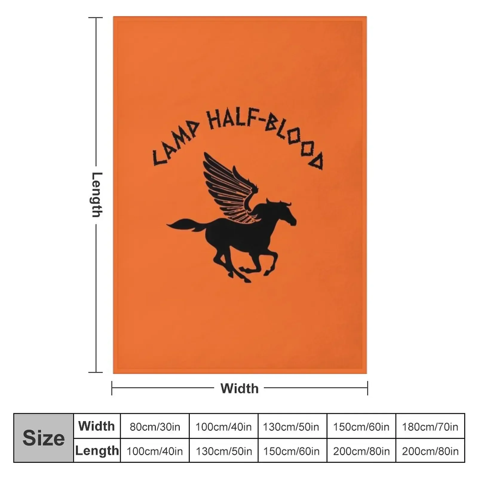 Camp half blood Throw Blanket Picnic Retros Vintage Luxury Thicken Blankets For Baby Luxury Blankets