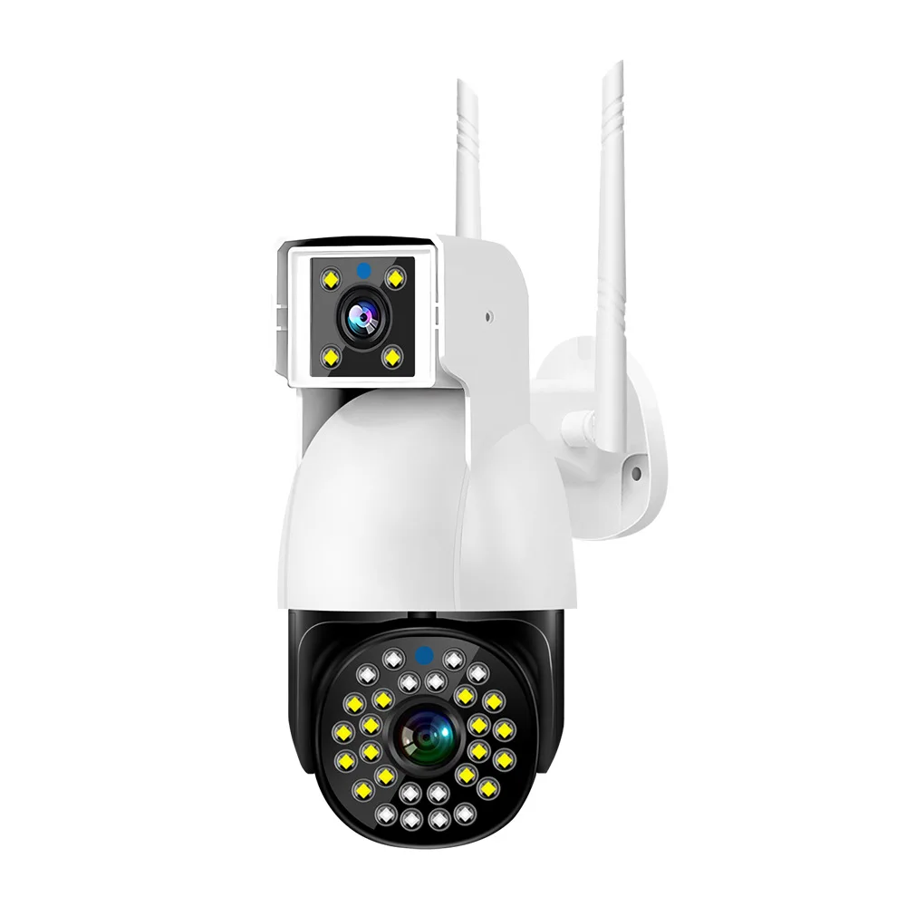 4MP 1080P V380 APP cámara domo IP PTZ inalámbrica a todo Color detección humanoide AI seguridad del hogar CCTV intercomunicador Monitor de bebé