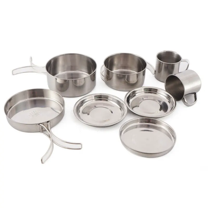 

Camping Hiking Accessories Ultralight Cookware Parts Travel Camping Kit Low Price Outdoor Cooking Set