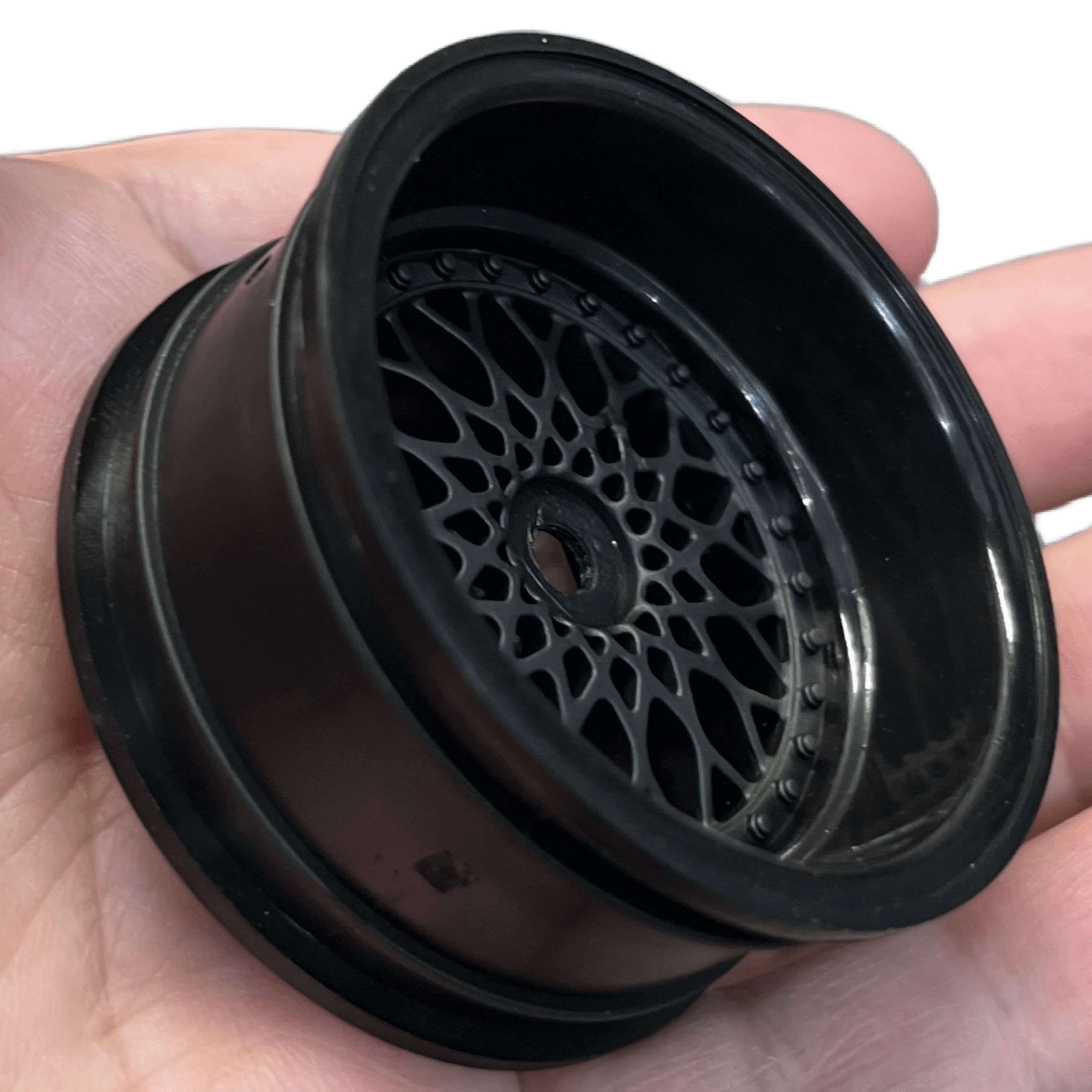 4 Uds 52mm 1/10 RC On-Road Drift Racing Car llanta de rueda de plástico bujes de rueda para Tamiya XV02 Kyosho HSP HPI Sakura Traxxas RedCat