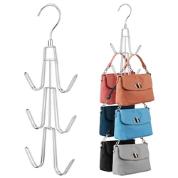 Purse Hanger Organizer for Closet Hanging Bag Holder Keeping  Metal Handbag Storage Hook Backpack Rack Space Saving Hanger