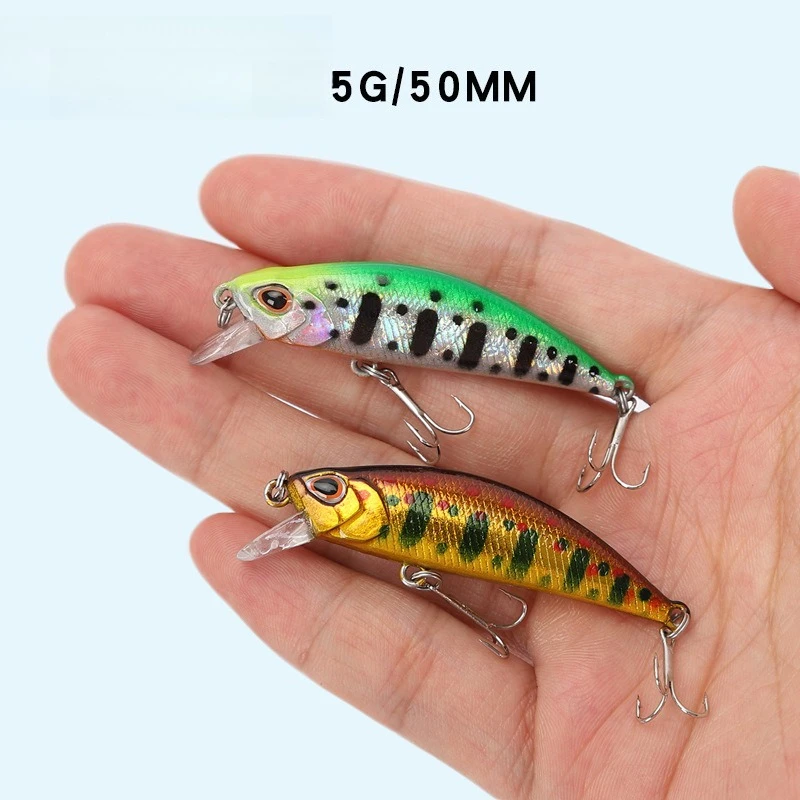 5.5cm 5g Sinking Mini Minnow Fishing Lures Japan Model Artificial Bait Wobbler Lure for Carp Trout Bass Fishing Accessories