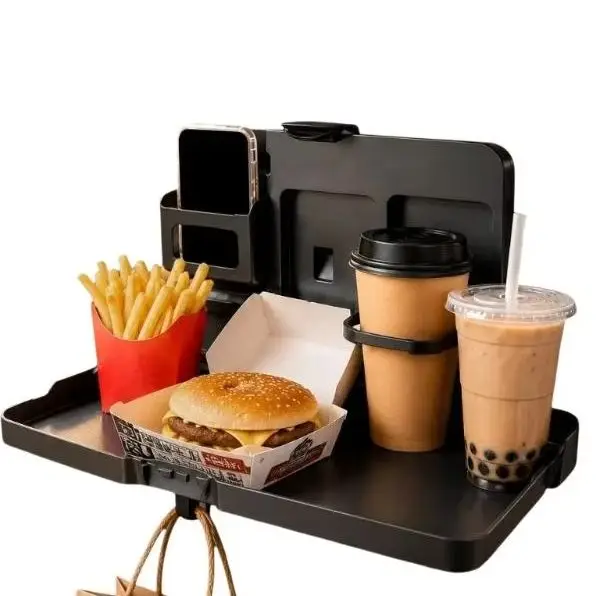 Multifunction Folding Car Table Phone Holder Snack Beverage Storage Window Sunshade Feature Include Folding Disassembly Storage