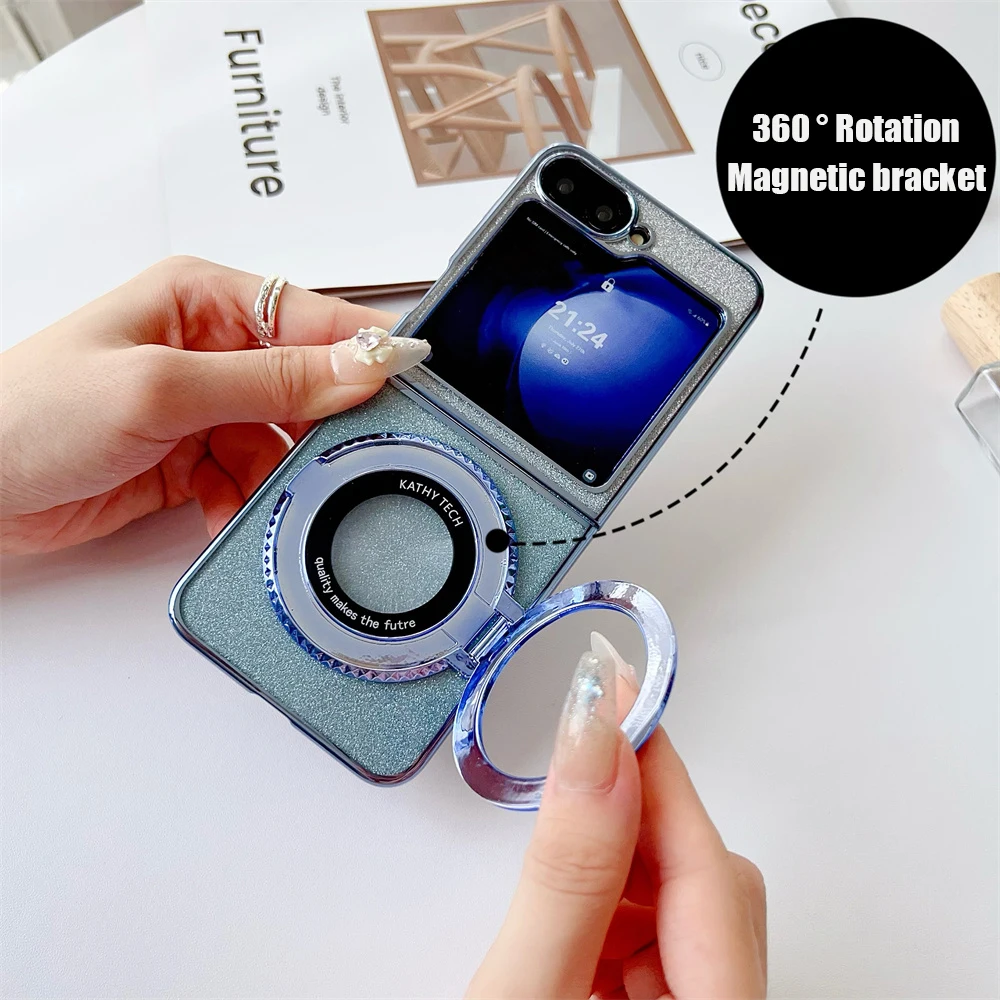 Магнитный складной чехол-подставка для Samsung Z Flip 6 Magsafe 5 4 3