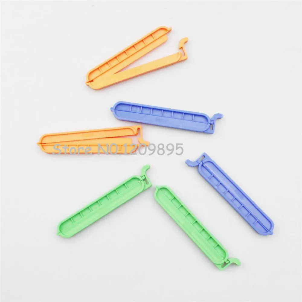 10pcs/Pack 40mm 60mm 80mm 100mm PLASTIC Dialysis Bag Clamp Sealing Clip