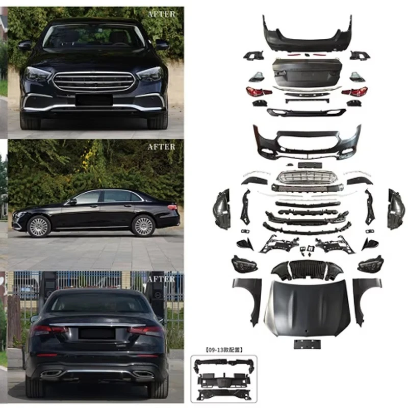 E-Class W212 2009-2014 Executive Bodykit OEM Color Replacement/Repair New Plastic Material