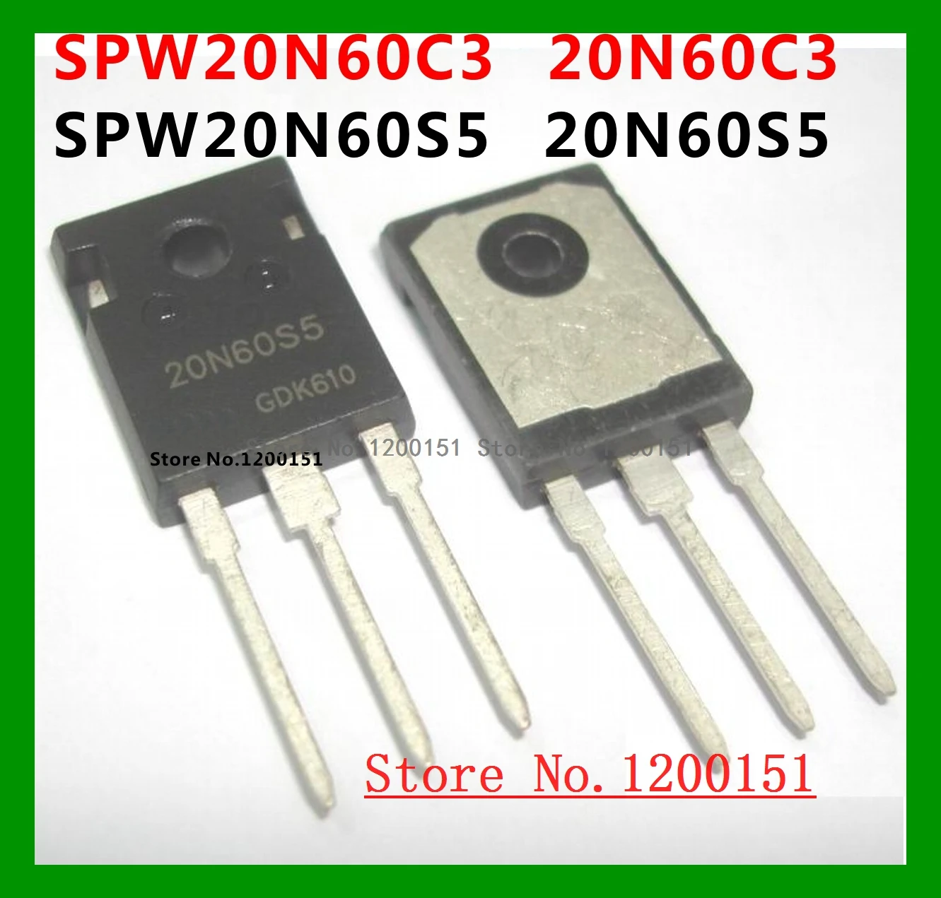 SPW20N60S5 20N60S5 SPW20N60C3 20N60C3 N-channel FET TO-247 600V 20A new original In Stock