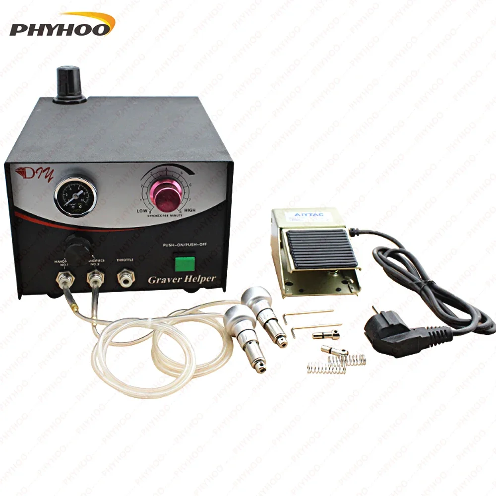 

Graver max double ended Pneumatic engraving machine Engraving machine The handle with two work