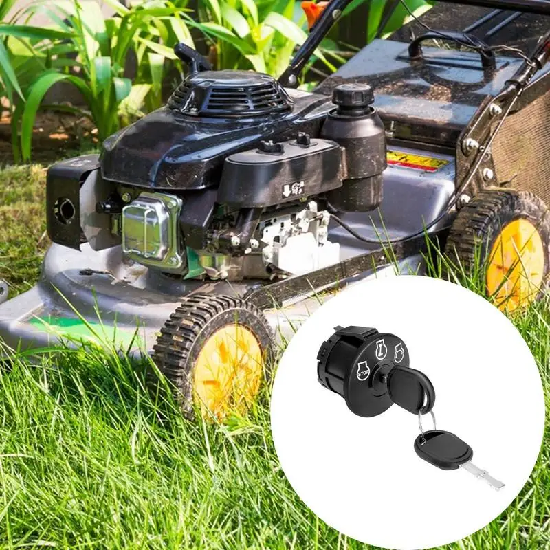 Riding Lawn Mower Ignition With Key Mower Ignition Button Lawn Mower Button Easy Installation For Worker For Most Lawn Mower