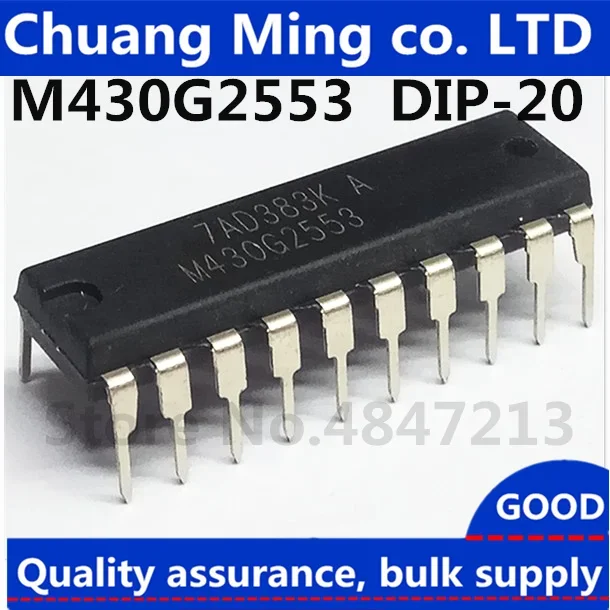 Free Shipping 2pcs/lots MSP430G2553IN DIP20 M430G2553 DIP-20 MSP430G2553 DIP MSP430G2553IN20