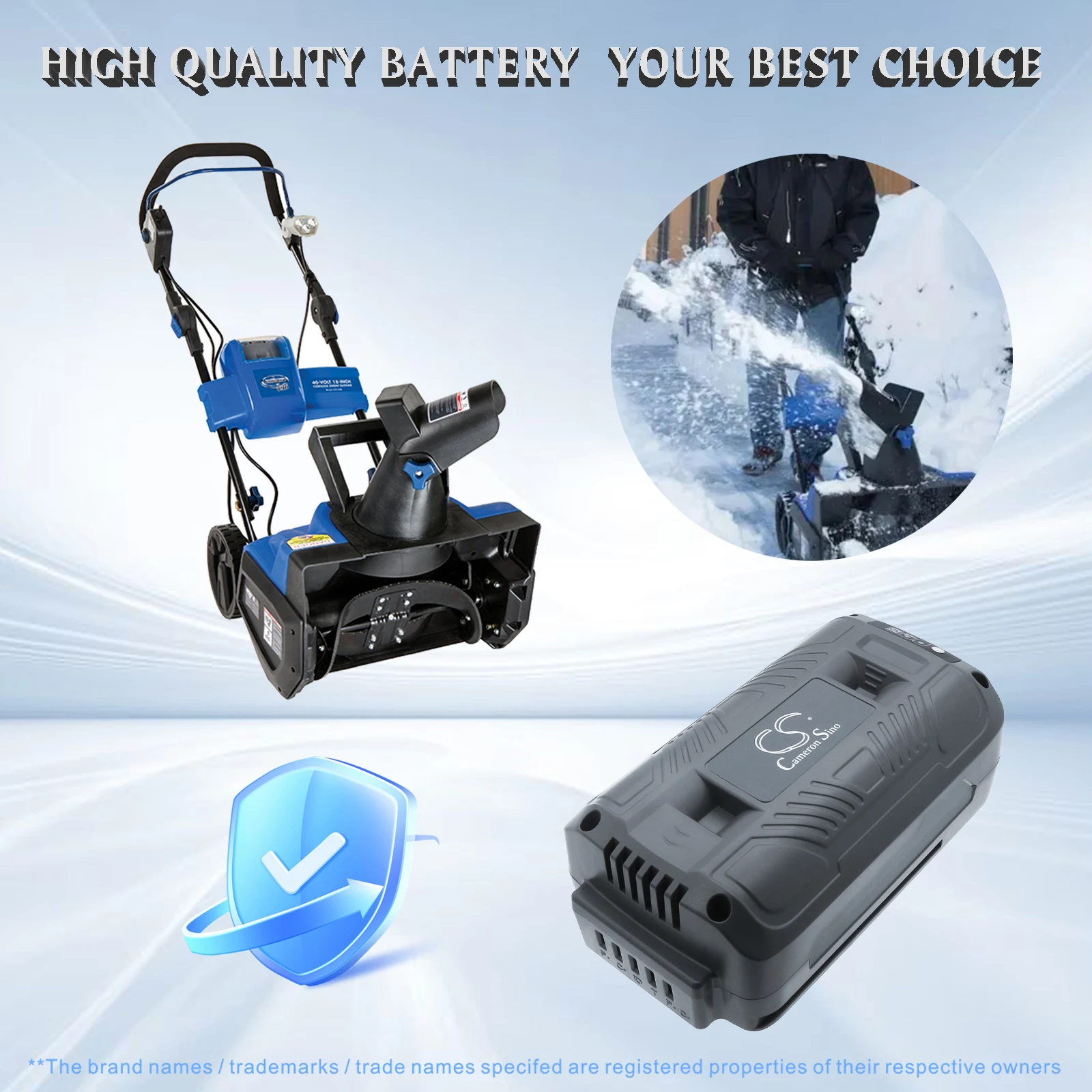 Cameron Sino  Battery 5000mAh  - Snow Blower Single 评论和价格