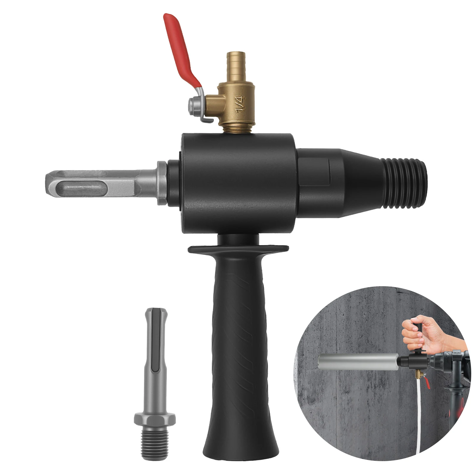 

Адаптер для электрического молотка, молоток из углеродистой стали, преобразователь для впрыска воды с шатунами, инструменты для дрели по бетону SDS Max, адаптация