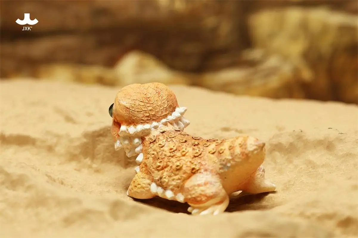 Limitado en Stock Jxk Mini dragón barbudo Central modelo escalada mascota estatuilla resina decoración de escritorio ornamento regalo de cumpleaños