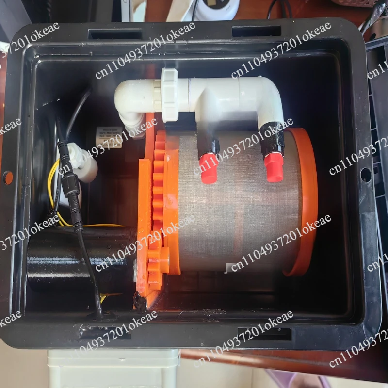 Turnover box filter rotary drum micro filter, 10000L flow medium 40 × 30 built-in high pressure, automatic flushing mute