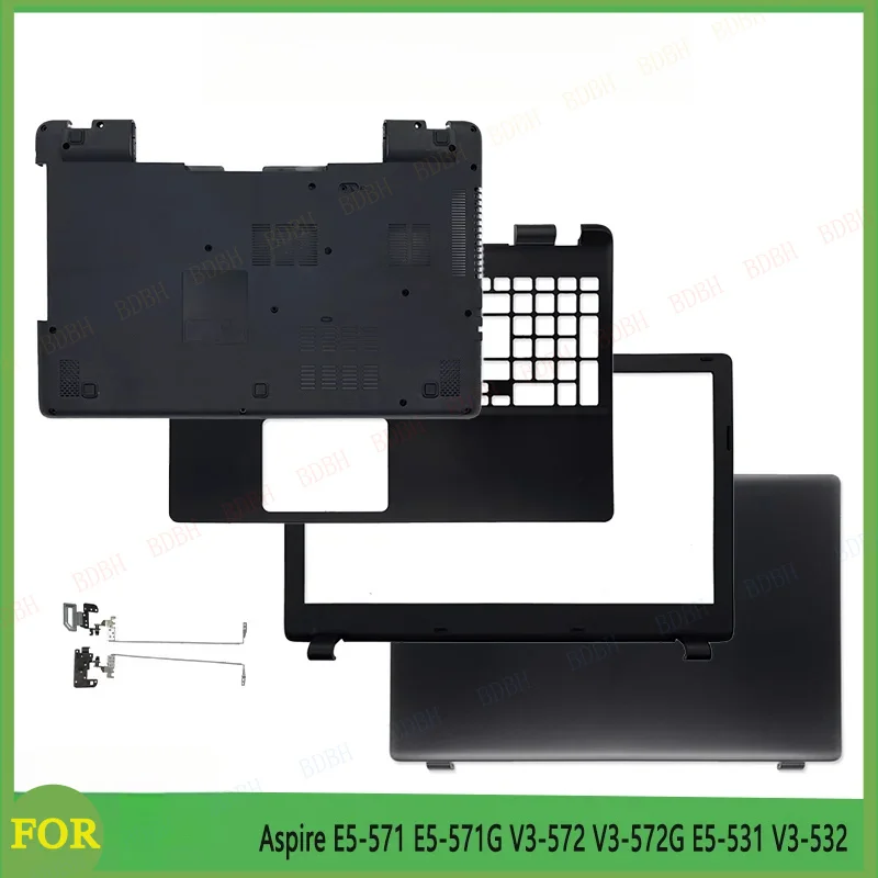 

НОВЫЙ корпус для Aspire E5-571, E5-571G, V3-572, V3-572G, E5-531, V3-532 серии: задняя крышка ЖК-дисплея/передняя рамка/подставка для рук/нижний корпус/шарниры