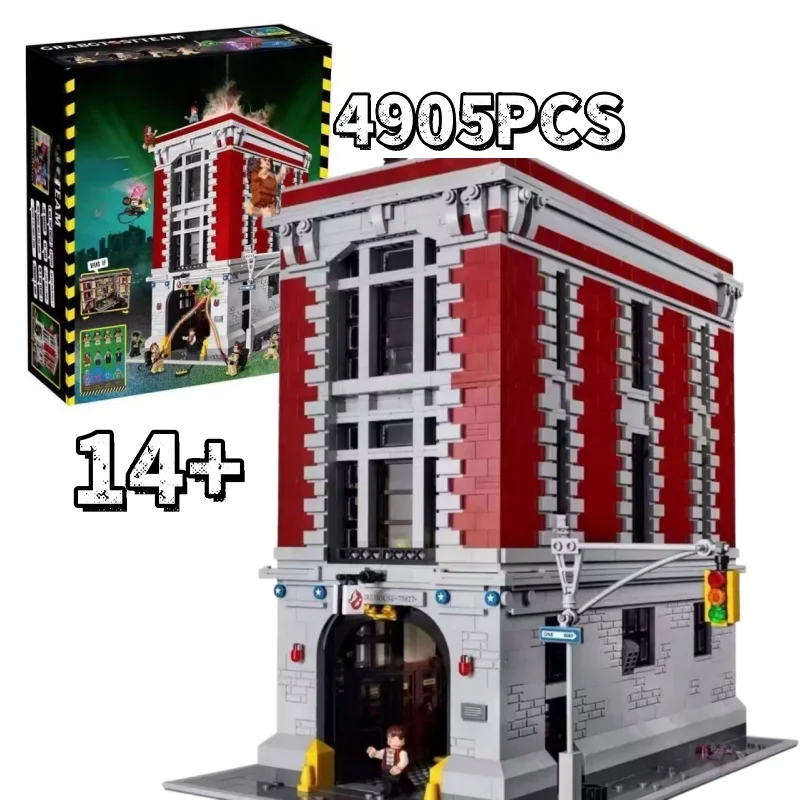 

НОВИНКА 2026: Совместимый набор конструктора 75827 «Пожарная часть/Штаб-квартира Охотников за привидениями» (4905 деталей) – в наличии, для детей и взрослых, отличный подарок