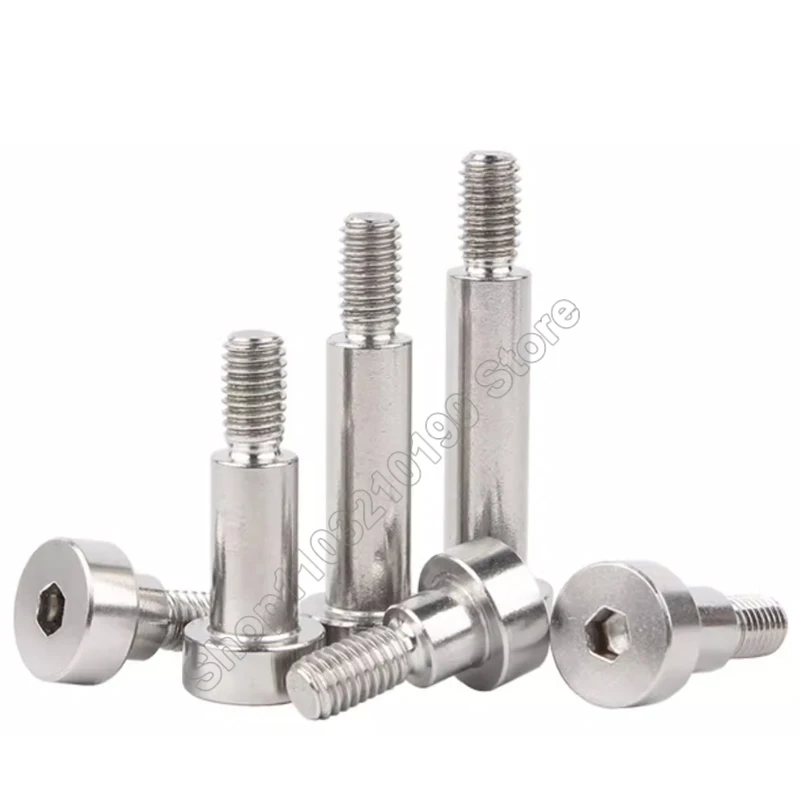M4 M5 M6 M8 304Stainless Steel Hex Hexagon Socket Head Roller Bearing Shoulder Screw Positioned Shaft Stripper Bolt High Tensile