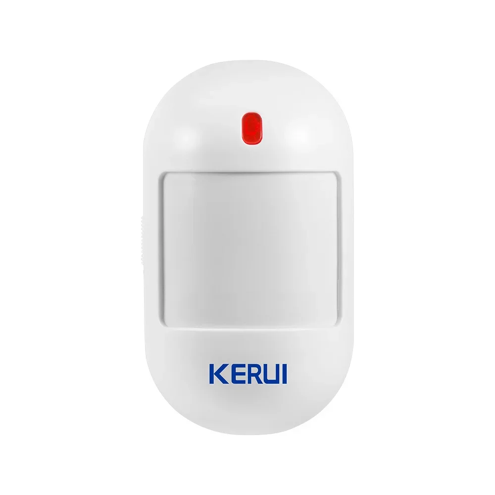 KERUI Infrared PIR Motion Detector Wireless Sensor Built-in Battery, Works with W202 W181 Home Anti-Theft Security Alarm