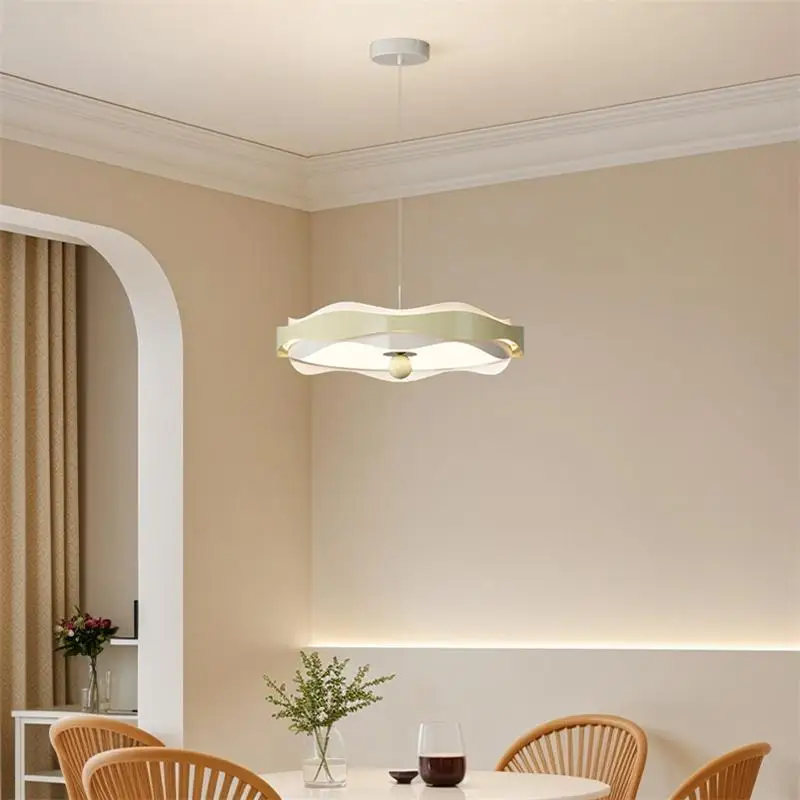 Cream-style Bedroom Ceiling Light Modern Minimalist Full-spectrum Eye-friendly Lighting Suitable Bedroom Dining Room Chandelier