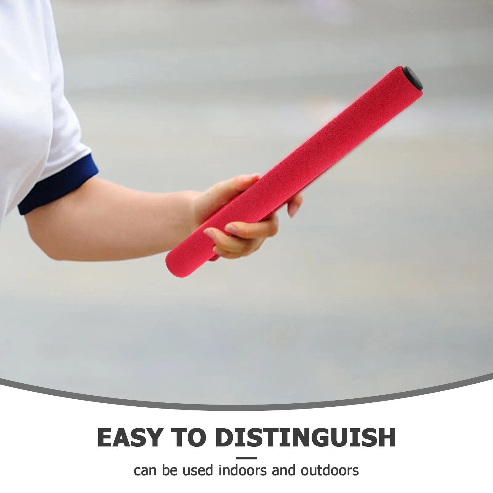 

5pcs Relay Sticks Kids Lightweight Sponge Athletics Race Track Relying Baton Props for Running Competition Outdoor Indoor Sport