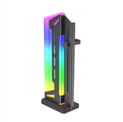 5V ARGB Addressable Desktop Computer Stand Bracket Graphics Card Riser & GPU Holder with Addressable RGB Lighting in Stock