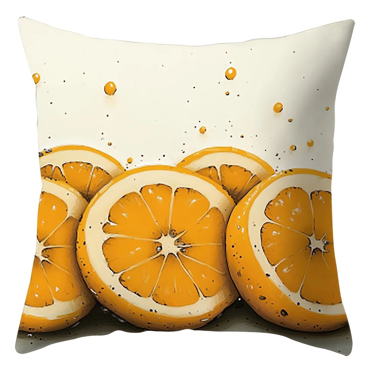 Cute Decorative Pillowcase Set for Living Room Boho Print Cushion Cover Boho Animals Nature Food Art 40x40cm 4pcs