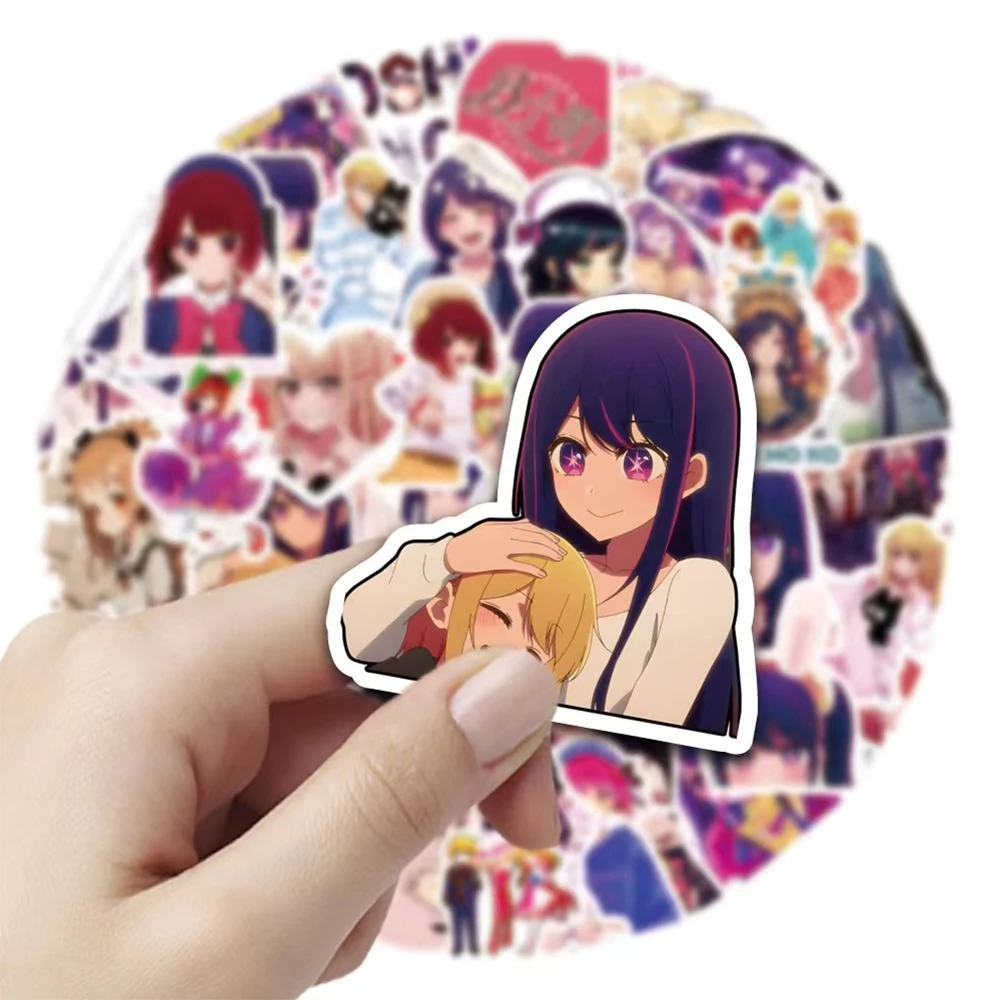 10/30/50pcs Hoshino Ai Oshi No Ko Stickers Hoshino Akuamarin Rubii Anime Sticker Scrapbooking Suitcase Phone Kawaii Girls Decal