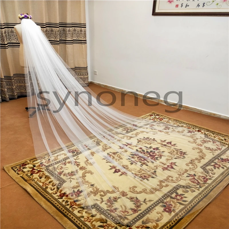 Customized veil width 150CM.